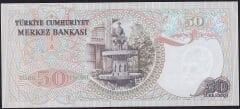 6.Emisyon 1.Tertip 50 Lira H66 672481 Çilaltı Çil