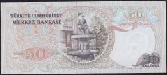 6.Emisyon 1.Tertip 50 Lira H66 672481 Çilaltı Çil