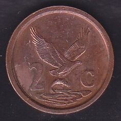 Güney Afrika 2 Cent 1996