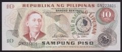 Filipinler 10 Piso 1981 ÇİL Pick 167a