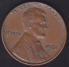 AMERİKA 1 CENT 1961