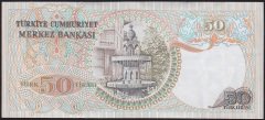 6.Emisyon 1.Tertip 50 Lira C01 120699 Çok Temiz+