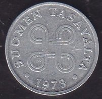 Finlandiya 1 Penni 1973