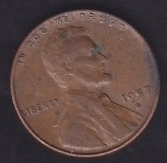 AMERİKA 1 CENT 1957D