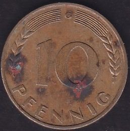 Almanya 10 Pfennig 1970 G