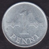Finlandiya 1 Penni 1971