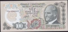 6.Emisyon 2.Tertip 100 Lira G52 356667 Çil