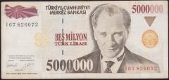 7.Emisyon 5 000 000 Lira I67 826072 Çok Temiz