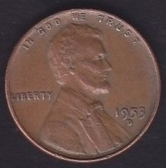 AMERİKA 1 CENT 1953D