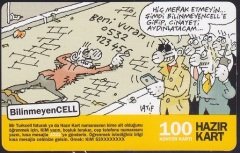 TURKCELL HAZIR KART 100 KONTÖR - BİLİNMEYENCELL - SKT 2008