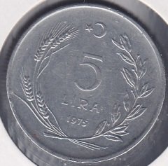 1975 YILI 5 LİRA