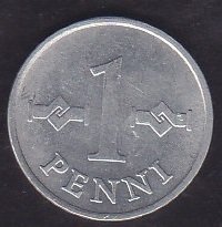 Finlandiya 1 Penni 1976