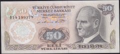 6.Emisyon 1.Tertip 50 Lira B19 199379 Çilaltı Çil