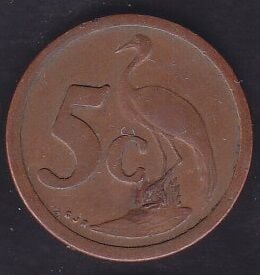 Güney Afrika 5 Cent 1990