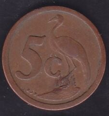 Güney Afrika 5 Cent 1990