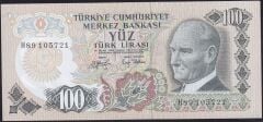 6.Emisyon 2.Tertip 100 Lira H89 105721 Çilaltı