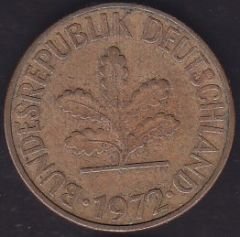 Almanya 10 Pfennig 1972 G