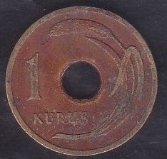 1948 Yılı 1 Kuruş Çok Temiz