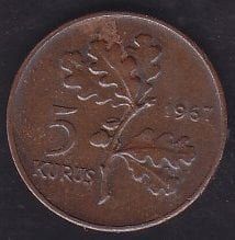 1967 Yılı 5 Kuruş