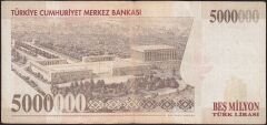 7.Emisyon 5 000 000 Lira F12 668411 Çok Temiz