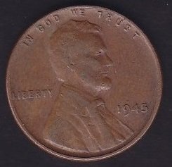 AMERİKA 1 CENT 1945 eski para değerleri