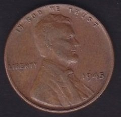 AMERİKA 1 CENT 1945 eski para değerleri