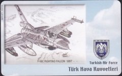 TÜRK TELEKOM 50 KONTÖR - F-16C FIGHTING FALCON 1987 UÇAK -SKT MART 2009