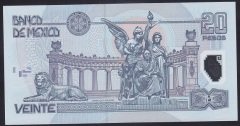 Meksika 20 Pesos 2005 Çil Polymer Pick116e