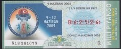 2005 9 HAZİRAN ÇEYREK BİLET R SERİSİ