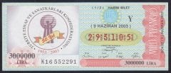 2003 9 HAZİRAN YARIM BİLET