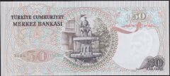 6.Emisyon 1.Tertip 50 Lira H57 511266 Çilaltı Çil