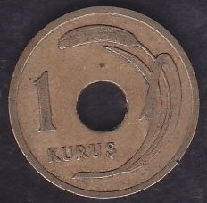 1947 Yılı 1 Kuruş Çok Temiz