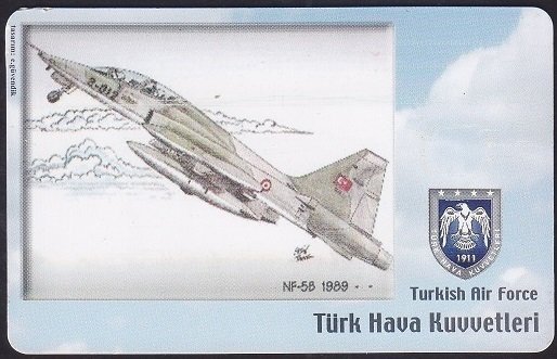 TÜRK TELEKOM 50 KONTÖR - NF-581989 UÇAK -SKT ŞUBAT 2009