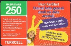 Turkcell Hazır Kart 250 Kontör 2010