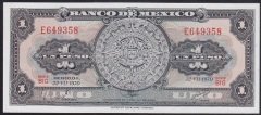 MEKSİKA 1 PESO 1970 ÇİL Pick 59l