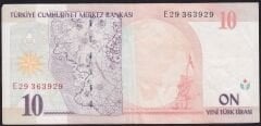 8.Emisyon 10 YTL E29 363929 Çok Temiz+