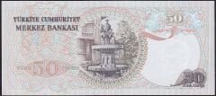 6.Emisyon 1.Tertip 50 Lira H56 676563 Çil