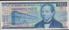 Meksika 50 Pesos 1981 Çil Pick 73 ( E )