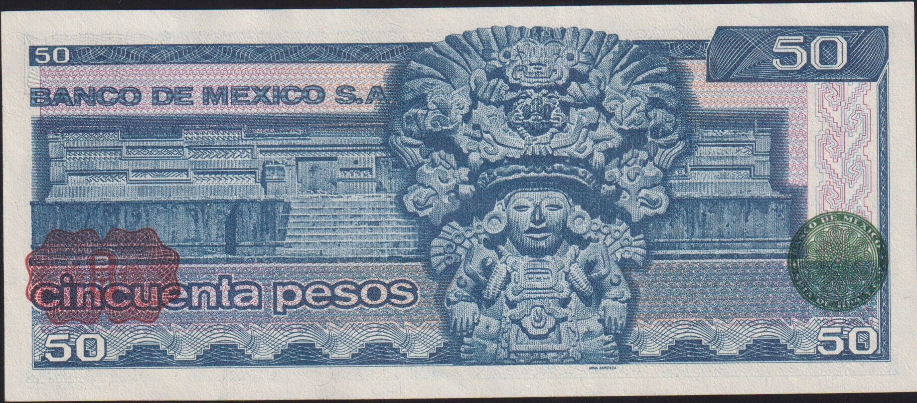 Meksika 50 Pesos 1981 Çil Pick 73 ( E )
