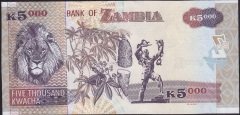 ZAMBİA 5000 KWACHA 2010 ÇİLALTI ÇİL