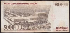 7.Emisyon 5 000 000 Lira I55 632985 Çok Temiz