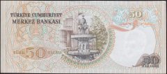 6.Emisyon 1.Tertip 50 Lira A16 369766 Çok Temiz+