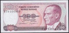 7.EMİSYON 2.TERTİP 100 LİRA E79 556949 ÇİLALTI ÇİL