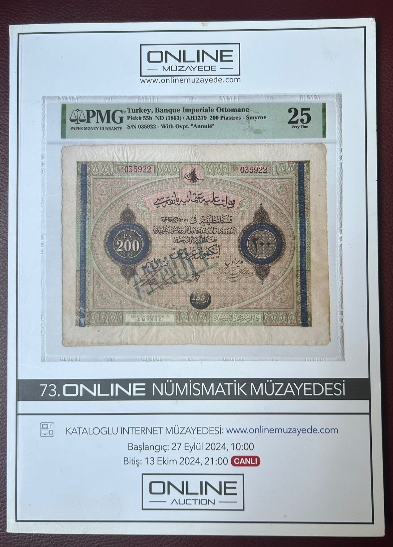 Müzayede Kataloğu Bol Görselli 80 Sayfa