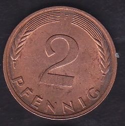 Almanya 2 Pfennig 1978 F