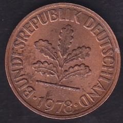 Almanya 2 Pfennig 1978 F