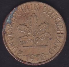 Almanya 10 Pfennig 1978 J