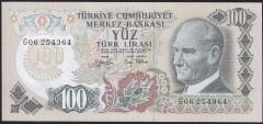 6.Emisyon 2.Tertip 100 Lira G06 254364 Ççt Çilaltı