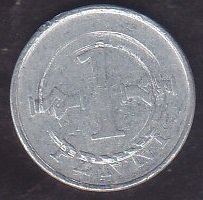 Finlandiya 1 Penni 1972