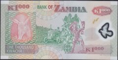 Zambia 1000 Kwacha 2011 ÇİL Pick 44i -Polymer